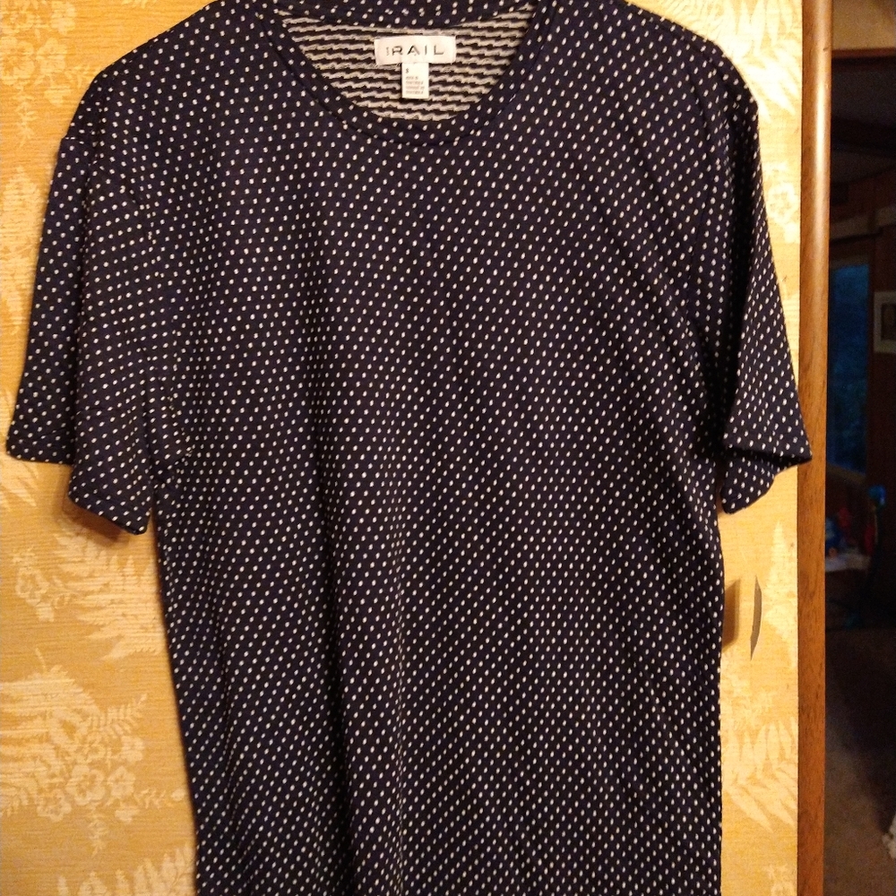 The Rail NWT blue white polka dots